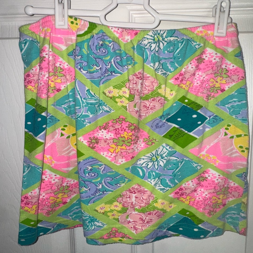 Lilly Pulitzer Colorful Patchwork Skirt